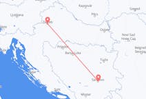 出发地 克罗地亚萨格勒布飞往波斯尼亚和黑塞哥维那塞拉耶佛的航班