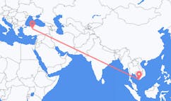 出发地 越南卡茂省目的地 土耳其安卡拉的航班