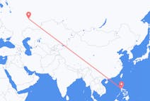 Flug frá Manila til Nizhnekamsk