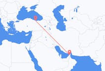 Vluchten van Ras al-Khaimah naar Giresun
