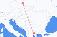 Flights from Thessaloniki to Ostrava