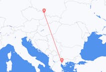 Voos de Salónica para Ostrava