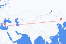 Flights from Changchun to Antalya