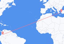 Flyreiser fra Neiva, Huila, Colombia til Izmir, Tyrkia