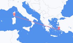 Flyreiser fra Figari, Frankrike, til Leros, Frankrike