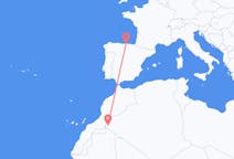 Fly fra Tindouf til Santander