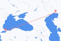 Flug frá Atyrau, Kasakstan til Istanbúl, Tyrklandi