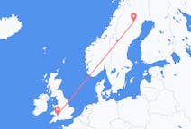 Flyrejser fra Arvidsjaur, Sverige til Cardiff, Wales