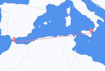 Flights from Tétouan, Morocco to Catania, Italy