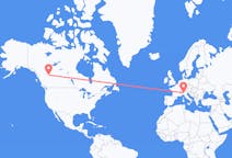 Flights from Fort St. John, Canada to Milan, Italy