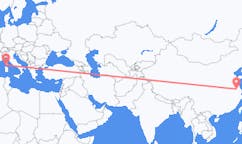 Flyg från Yangzhou, Kina till Figari, Frankrike