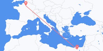 Flights from Egypt to France