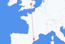 Flyreiser fra Reus, Spania til London, England