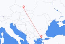 出发地 捷克出发地 俄斯特拉发目的地 希腊亞歷山德魯波利斯的航班