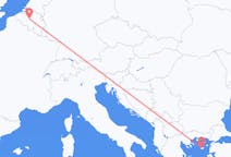 Flyreiser fra Brussel, til Lemnos