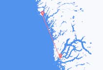 Flyg från Maniitsoq till Nuuk