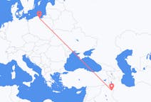 Flyrejser fra Sulaymaniyah, Irak til Gdańsk, Polen
