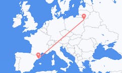 Flights from Grodno, Belarus to Barcelona, Spain