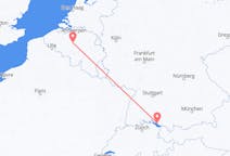 出发地 比利时从布鲁塞尔目的地 德国腓特烈港的航班