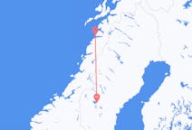 Flüge von der Stadt Bodø in die Stadt Östersund