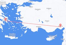 Flüge von Athen, Griechenland nach Adana, die Türkei
