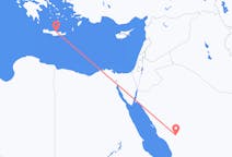 Flyg från Medina, Saudiarabien till Heraklion, Grekland