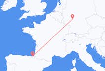 Flyg från San Sebastian, Spanien till Frankfurt, Spanien
