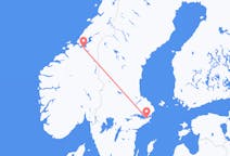 出发地 瑞典出发地 斯德哥尔摩目的地 挪威特隆赫姆的航班
