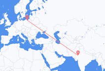 Flights from Jodhpur, India to Gdańsk, Poland