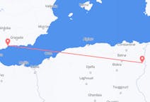 Flyreiser fra Tebessa, Algerie til Málaga, Spania