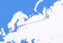 Flyg från Novyj Urengoj till Stockholm