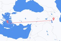 Рейсы из Тебриза, Иран на Парос, Греция