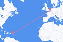 Flyreiser fra Saint Kitts, Saint Kitts og Nevis til Brussel, Belgia