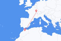 Flights from Fes, Morocco to Dole, France