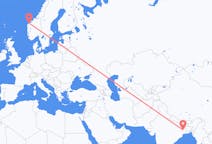 Flights from Durgapur, India to Ålesund, Norway