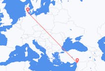 Flights from Hatay Province, Turkey to Sønderborg, Denmark