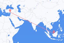 Flyrejser fra Sibu, Malaysia til Adana, Tyrkiet