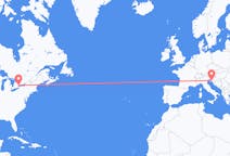 Flights from Toronto, Canada to Rijeka, Croatia