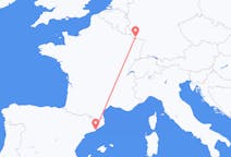 Flyreiser fra Barcelona, Spania til Saarbrücken, Tyskland