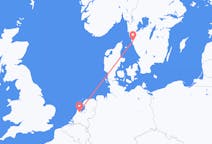 Flyrejser fra Amsterdam til Göteborg