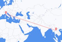 Flyg från Nan Province, Thailand till Pisa, Italien