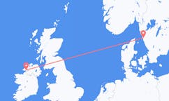 Flyg från Donegal till Göteborg