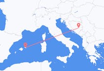 Loty z Sarajewo w Bośni i Hercegowinie do Mahona w Hiszpanii