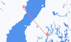 Loty z Skelleftea, Szwecja do Jyvaskyli, Finlandia