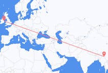 Flyreiser fra Myitkyina, Myanmar (Burma) til Dublin, Irland