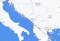 Flyreiser fra Pula, Kroatia til Skiathos, Hellas