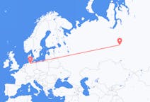 Flights from Hamburg, Germany to Nizhnevartovsk, Russia
