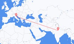 Flights from Gwalior, India to Rimini, Italy