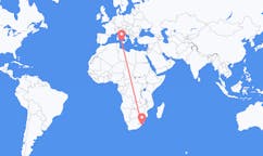 Flyreiser fra Margate, KwaZulu-Natal, Sør-Afrika til Trapani, Italia