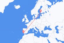 Flights from Turku to Faro District